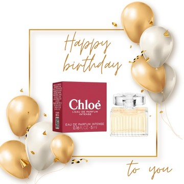金牛座生日快樂【CHLOE】玫瑰晨語女性淡香精