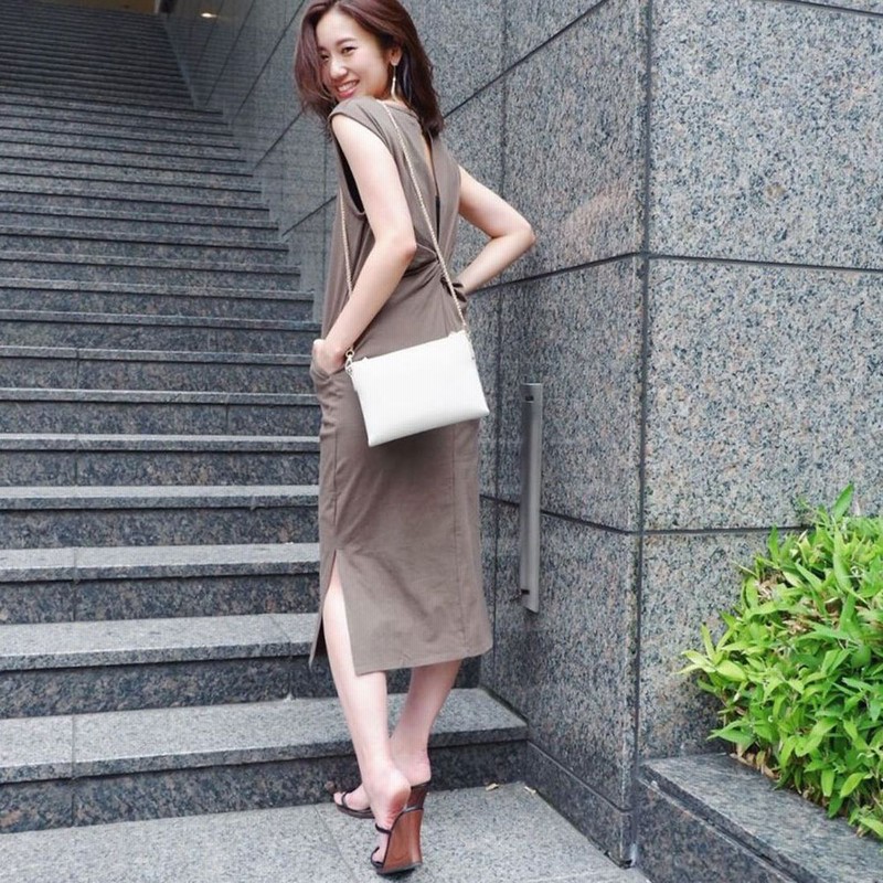 リエンダ Rienda Backツイストiラインカットop カーキ 通販 Lineポイント最大1 0 Get Lineショッピング