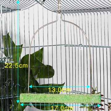 意大利ferplas鸚鵡玩具鳥秋千磨砂虎皮牡丹玄鳳磨喙站桿鳥籠配件