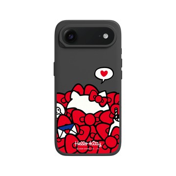 iPhone Air SolidX 黑 - 三麗鷗-Hello Kitty - 遮臉系列-躲貓貓