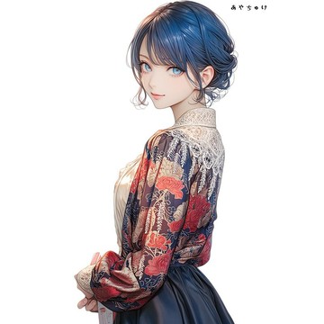 【9 月新品】07-144-0157 人物貼紙 幻想復古浪漫喫茶