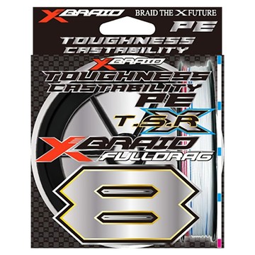 XBRAID FULLDRAG TSR X8 300M YGKX094 8股 PE線 布線 母線 釣線  1盒  CHARTREUSE  5號