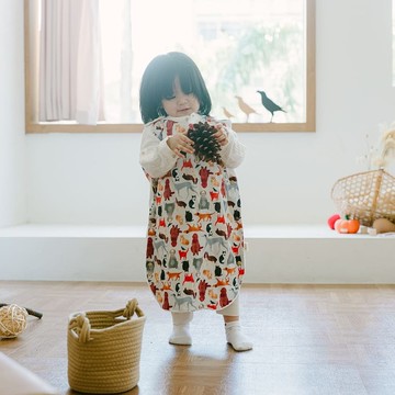 寶寶防踢被-雙肩釦/藝術家聯名/印花樂 x Soupy Tang/寵物派對