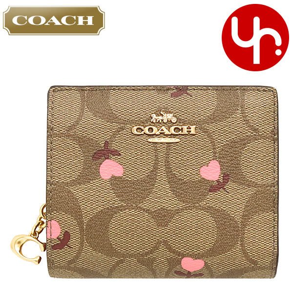 コーチ Coach 財布 二つ折り財布 Fc2867 C2867 カーキ レッドマルチ シグネチャー ハート フローラル プリント C チャーム アウトレット レディース 通販 Lineポイント最大0 5 Get Lineショッピング