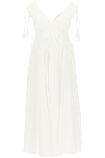 Tory Burch - Abito Lungo In Popeline