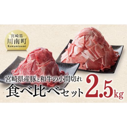 ふるさと納税 宮崎県 川南町 ※令和6年2月より順次発送※和牛と豚肉のこま切れセット 2.5kg 肉 牛 豚 牛肉 豚肉