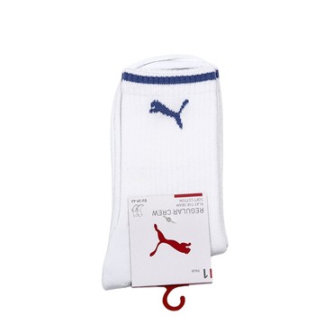 [秉宸] PUMA Fashion素色跳豹半統襪 3入 白藍 BB124807