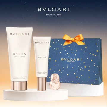 聖誕禮物💝金智媛同款【BVLGARI 】寶格麗晶澈身體修護組(滋潤身體乳200ML+護手霜40ML+晶澈淡香精 5ML) | 送禮首選✨