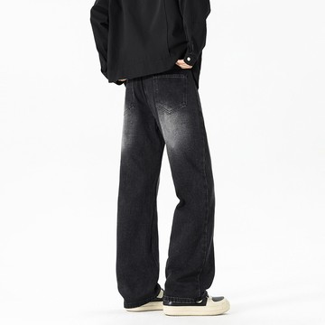 【HOT 本舖】男装美式高vibe街修身微喇叭牛仔褲cleanfit男款休閒褲子顯腿長顯瘦