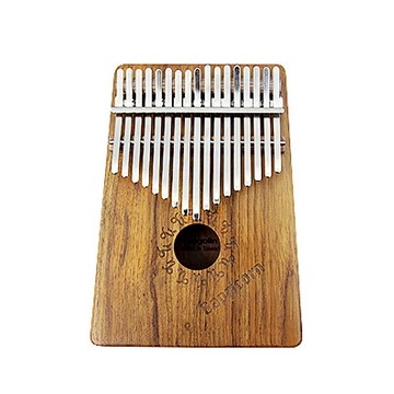 十二星座柚木卡林巴琴 魔羯座 送卡林巴琴小書包+透明琴架