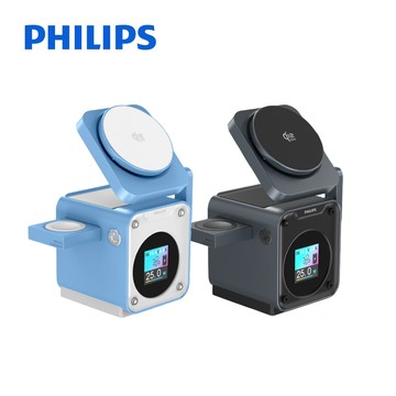 隔日到貨🚚【Philips飛利浦】Qi2.2智能三合一充電座 DLK3551Q 三星手錶充電 無線散熱充電座 磁吸充電座