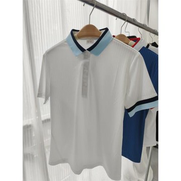 夏季新品高爾夫女裝撞色拼接Polo衫修身顯瘦吸濕速干涼感短袖上衣