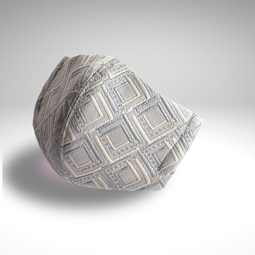 PSNY Jaguar Square銀過濾面罩藍