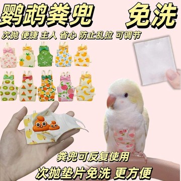 💕好物優選+免運隔日達🚚鸚鵡尿不溼屎兜鸚鵡專用一次性拉屎神器牡丹虎皮小太陽玄鳳藍和尚