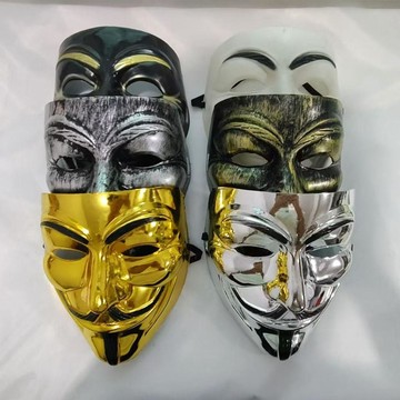 🔥臺灣熱賣⚡️高級特效炫酷V字萬聖節神獸面具派對密室逃脫面具🎉