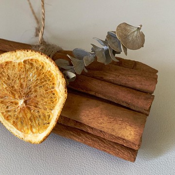 肉桂柑橘尤加利葉掛飾 l 裝飾品 l macrame裝飾