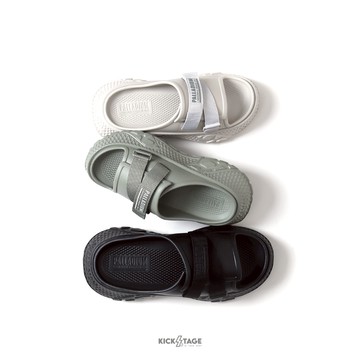 PALLADIUM OFFBOUND SLIDE 灰 黑 綠 增高 一體成型 厚底一片式拖鞋 男女鞋【74480】