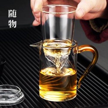玻璃茶壺紅茶沖茶器過濾泡茶壺家用透明綠茶泡茶杯耐高溫加厚單壺