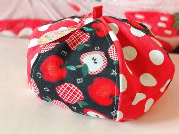 拼布點點星苹果乐园貝雷帽塔梦岛tatamomo原創手作