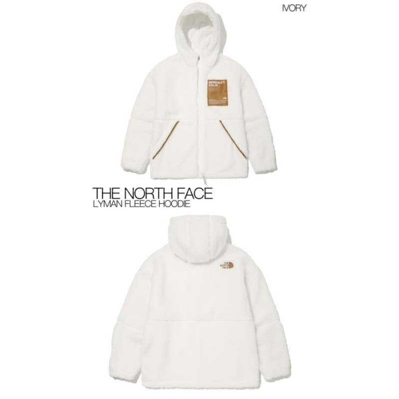 THE NORTH FACE】LYMAN FLEECE HOODIE リマンフリースフード IVORY