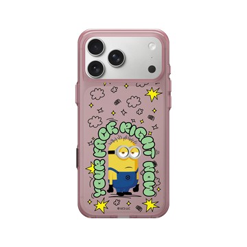 iPhone 17 Pro Max Clear (相機按鈕) 晶醺玫 - Minions - Minions - Your Face Right Now