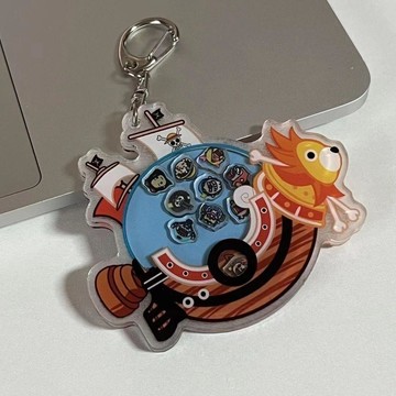 臺灣出貨🐑🐑🐑海賊王搖搖樂鑰匙扣掛件簡約航海王掛件海賊王系列生日禮物