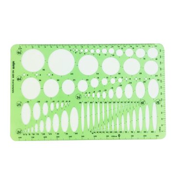 【Tomato】室內設計 Q68 專用圓圈橢圓板 /片 4163