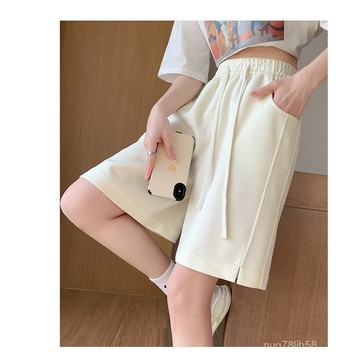 台灣出貨 運動短褲 女生褲子 A字短褲 大碼短褲 涼感褲 夏天短褲 高腰顯瘦 闊腿褲 香蕉褲 五分褲 寬褲女 休閒短褲