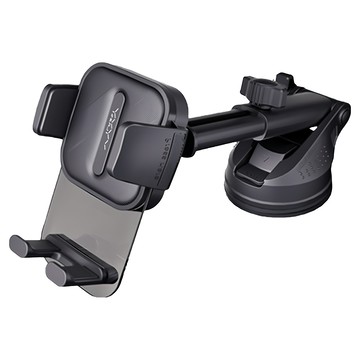 VYVYLABS Steady Clamp 車載手機支架吸盤版 單手操作 可水洗重複使用 適用4.7-6.7英吋手機  黑色  1個