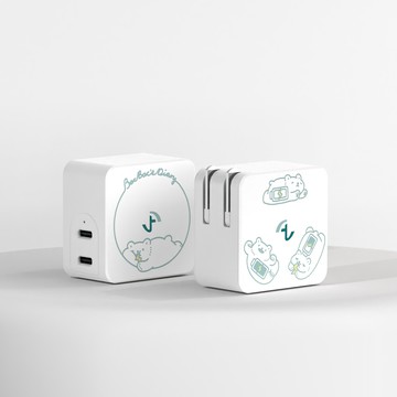 Allite x 白白日記聯名｜Allite A1 65W 氮化鎵快充頭