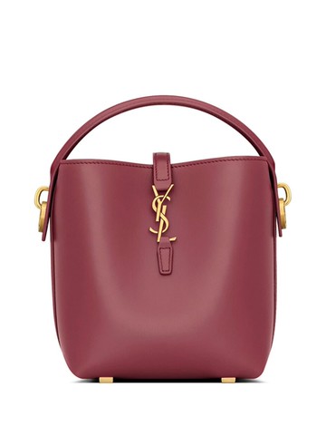 Saint Laurent - mini Le 37 bucket bag - women - Suede/CALFSKIN - One Size - Red