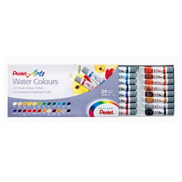本月熱銷推薦 滿額再折【史代新文具】飛龍牌PENTEL WFRS-24T 不透明水彩24色