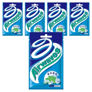 Airwaves 超涼薄荷無糖口香糖  28g  5包