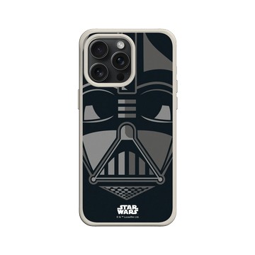 iPhone 15 Pro Max SolidX 貝殼灰 - 迪士尼-星際大戰 Star Wars - 黑武士-大臉系列