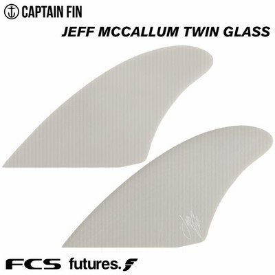 ショートボード用フィン CAPTAIN FIN CO. キャプテンフィン JEFF MCCALLUM TWIN GLASS ジェフマッカラム ツイングラス