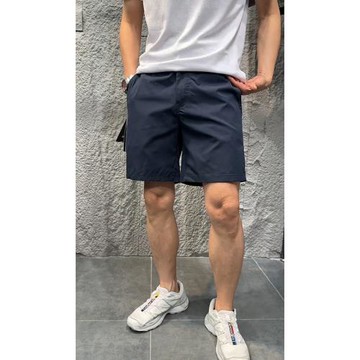 美式軟殼沖鋒短褲男款夏季冰絲速干三角標褲子美式機能戶外五分褲