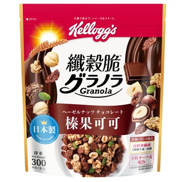 [家速配]家樂氏纖穀脆-榛果可可300g