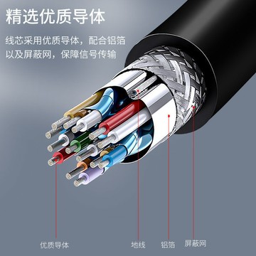 【優選百貨】HDMI高清數據線電腦連接線筆記本音視頻顯示器投影儀電視盒轉換線HDMI 轉接線 分配器 高清
