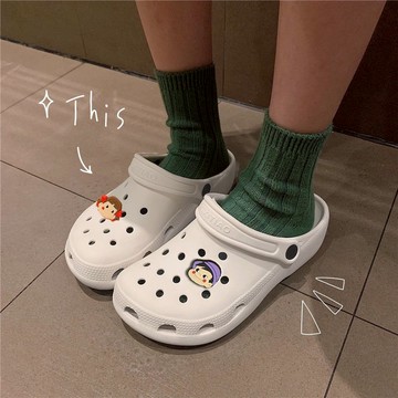 洞洞鞋女夏外穿韓版可愛少女ins防滑戶外居家學生寢室潮護士涼鞋