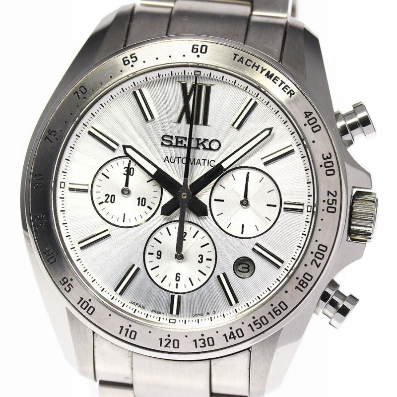 ☆良品【SEIKO】セイコー ブライツ メカニカル クロノグラフ デイト SDGZ001/8R28-00R0 自動巻き メンズ_700614 |  LINEショッピング