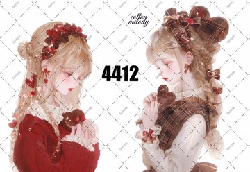 original sticker no.4412 人物貼紙 原創貼紙 原創人物貼紙 裝飾貼紙 cotton melody