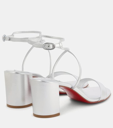 Christian Louboutin Choca Girl 70 metallic leather sandals