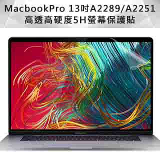 防窺片 全品項 MacBook Pro 13吋 A2251/A2289高透高硬度5H螢幕保護貼
