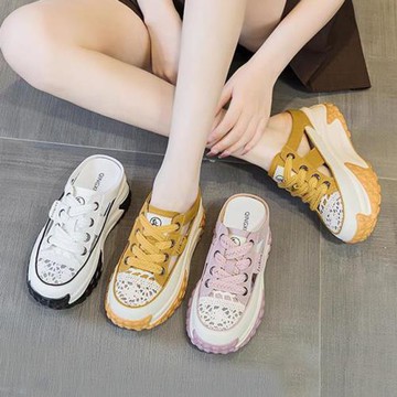 型-【Alice】運動行走舒適厚底洞洞內增高鞋