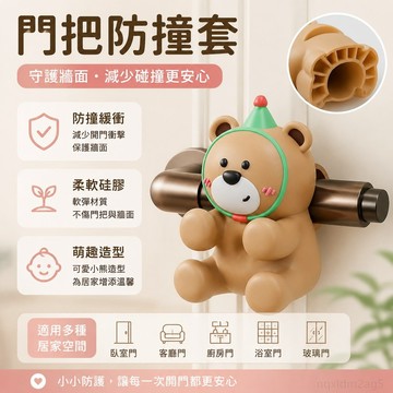 創意門把手防撞墊入戶門臥室門後防碰撞硅膠緩衝神器防撞圈門擋器 防護 矽膠 門擋防撞 門檔 門檔固定器 門防撞器 矽膠門檔