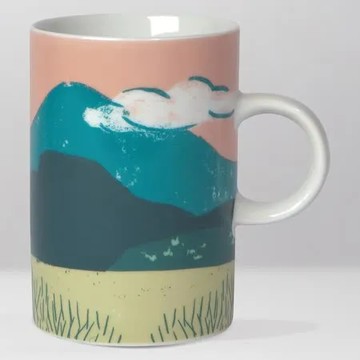 《danica》陶製馬克杯(山野415ml) | 水杯 茶杯 咖啡杯