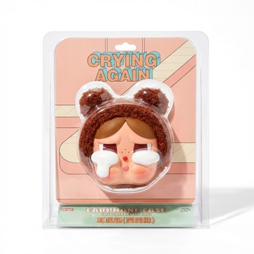 POPMART 泡泡瑪特 CRYBABY 眼淚工廠系列 哭娃 耳機包 哭熊