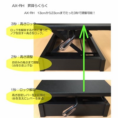吉澤 ピアノ補助台 足置き台 AX-RH 6段階ラック式 | LINE