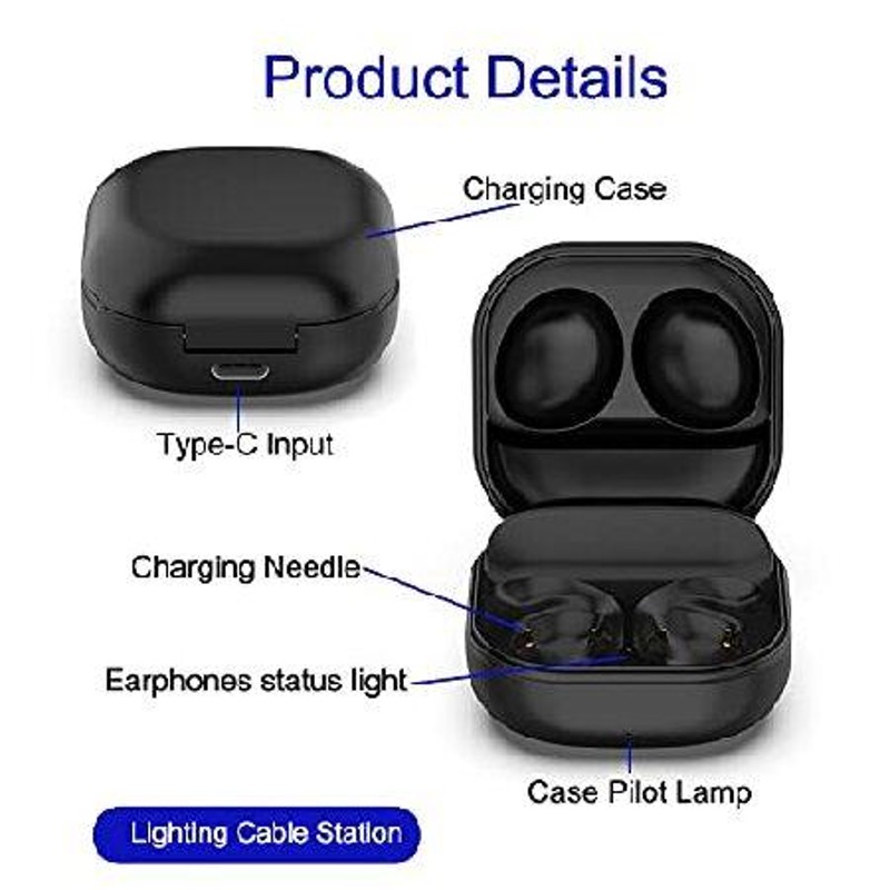 有線充電ケース Samsung Galaxy Buds Pro対応 交換用充電器ケース ドックステーション Galaxy Buds Pro  Bluetoothイヤホン用 (ブラック)(並行輸入品) | LINEショッピング