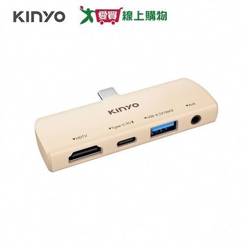 KINYO 四合一投屏多功能擴充座 KCR-520【愛買】